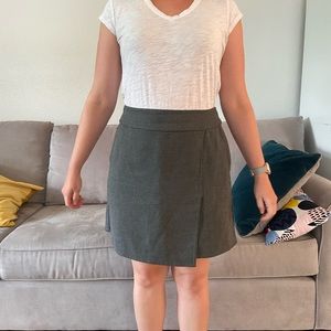 Gray Business Skirt
